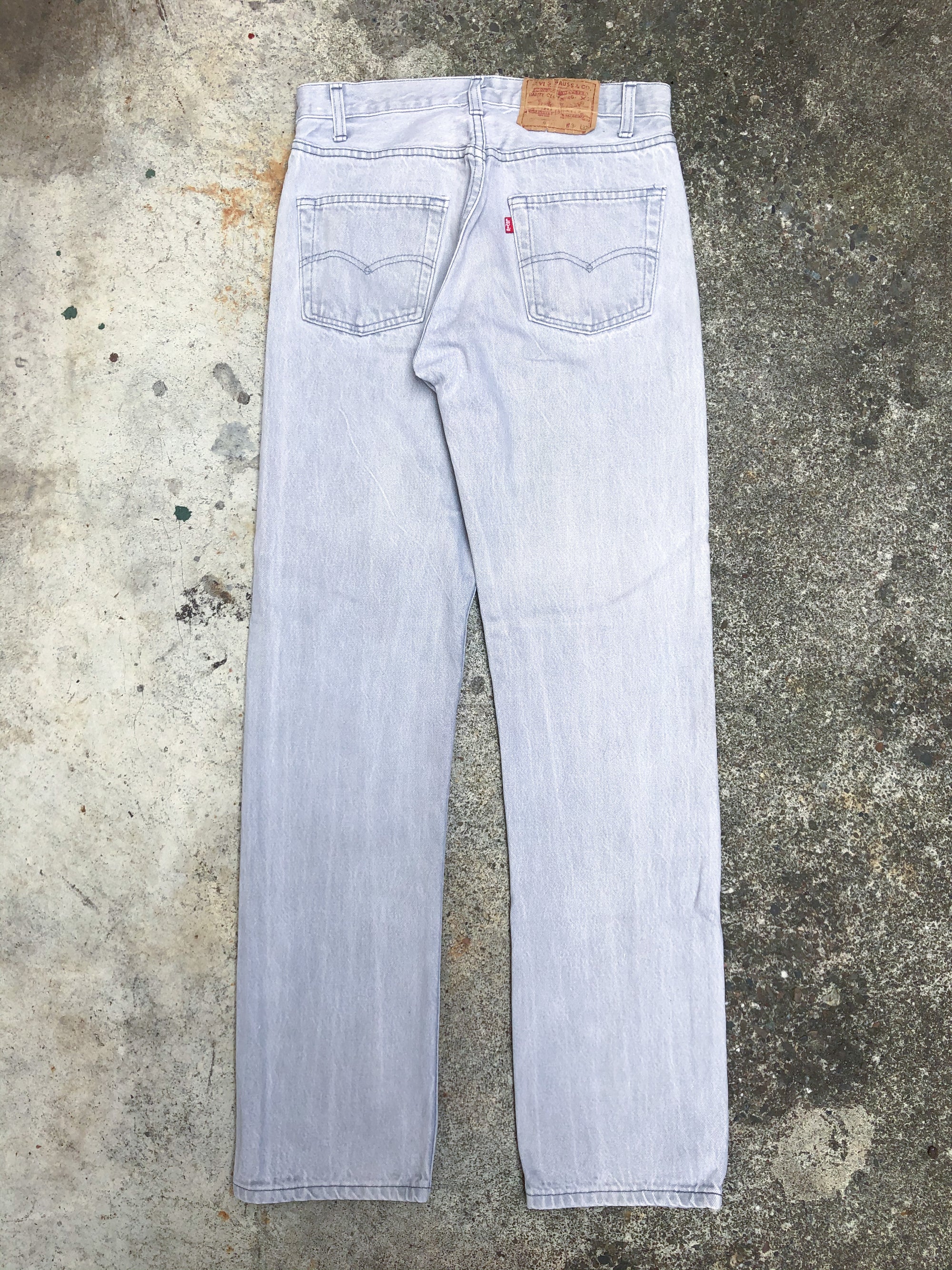 1980s Levis Faded Grey 501 (29X31)