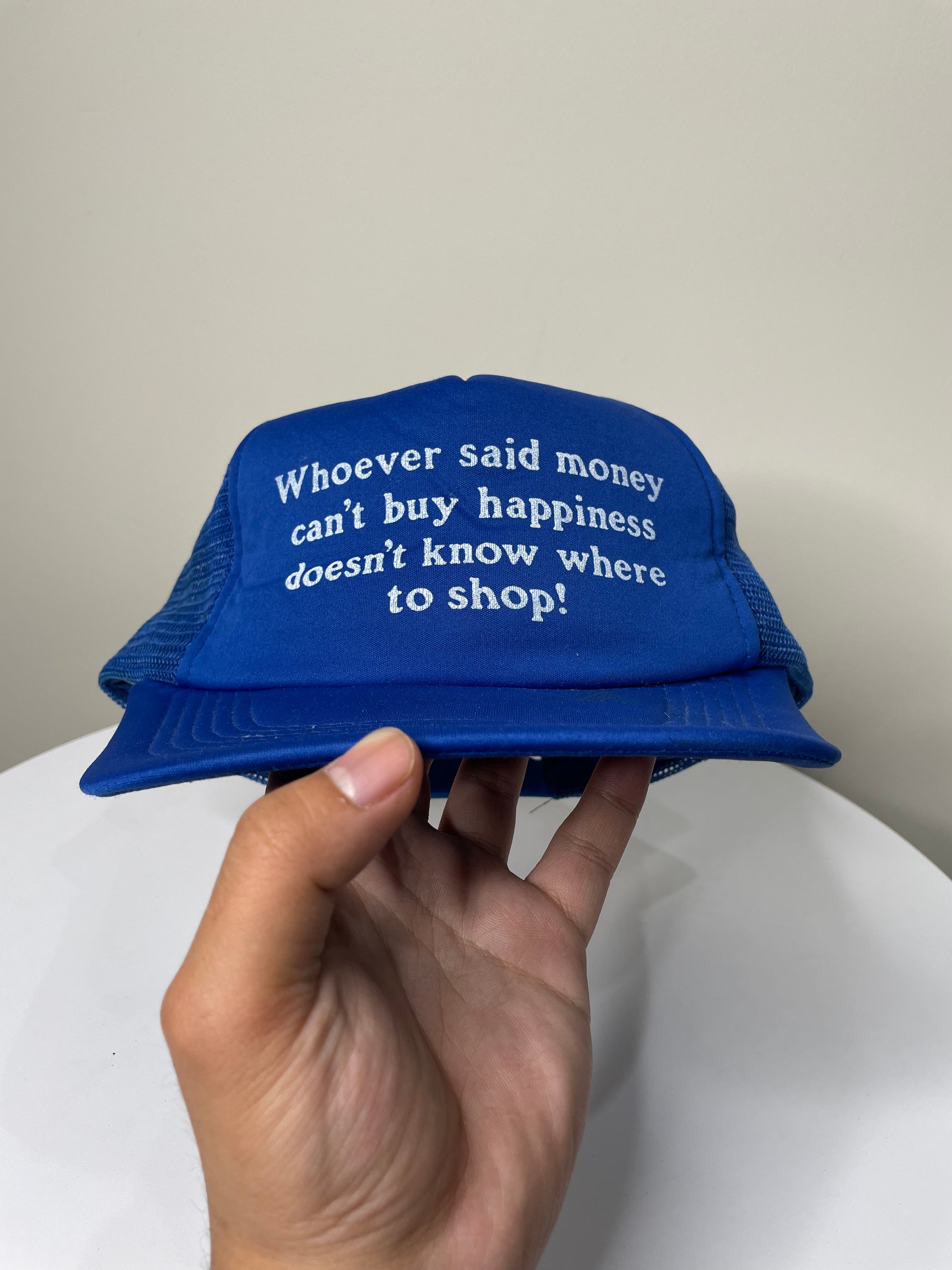 1990s “Money Can’t Buy Happiness” Trucker Hat