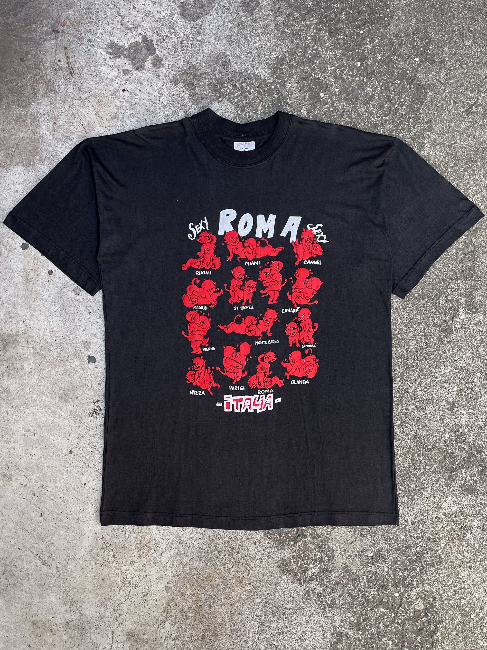 1990s “Roma” Devil Position Tourist Tee