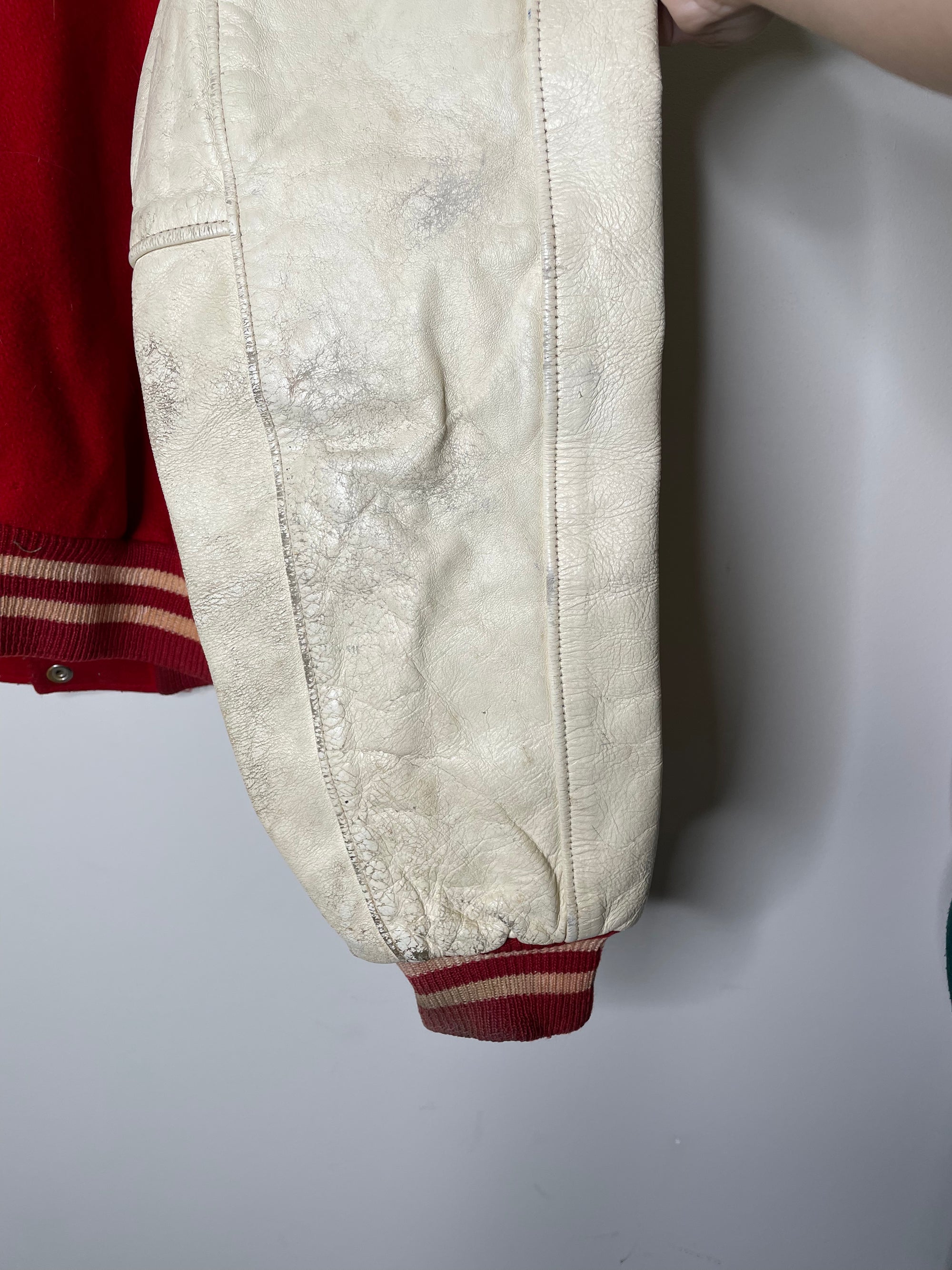 1960s “E” Red Varsity Jacket