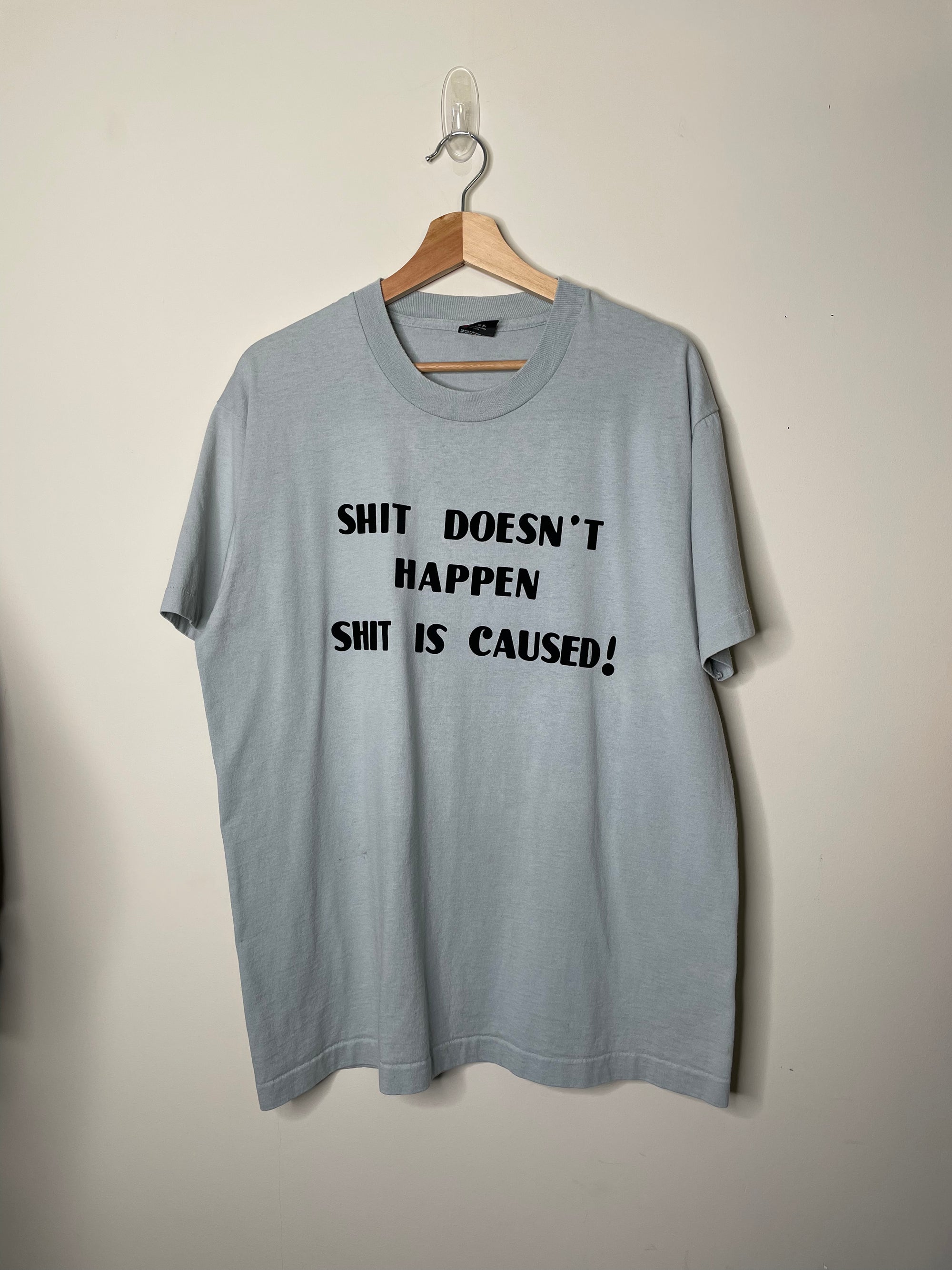 1990s “Shit Doesn’t Happen…” Single Stitched Screen Stars Tee (L)