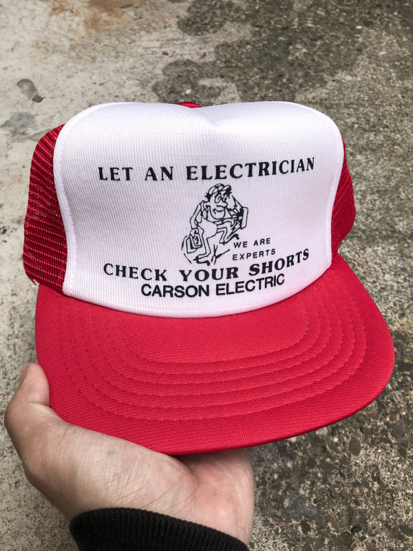 1990s “Check Your Shorts” Trucker Hat