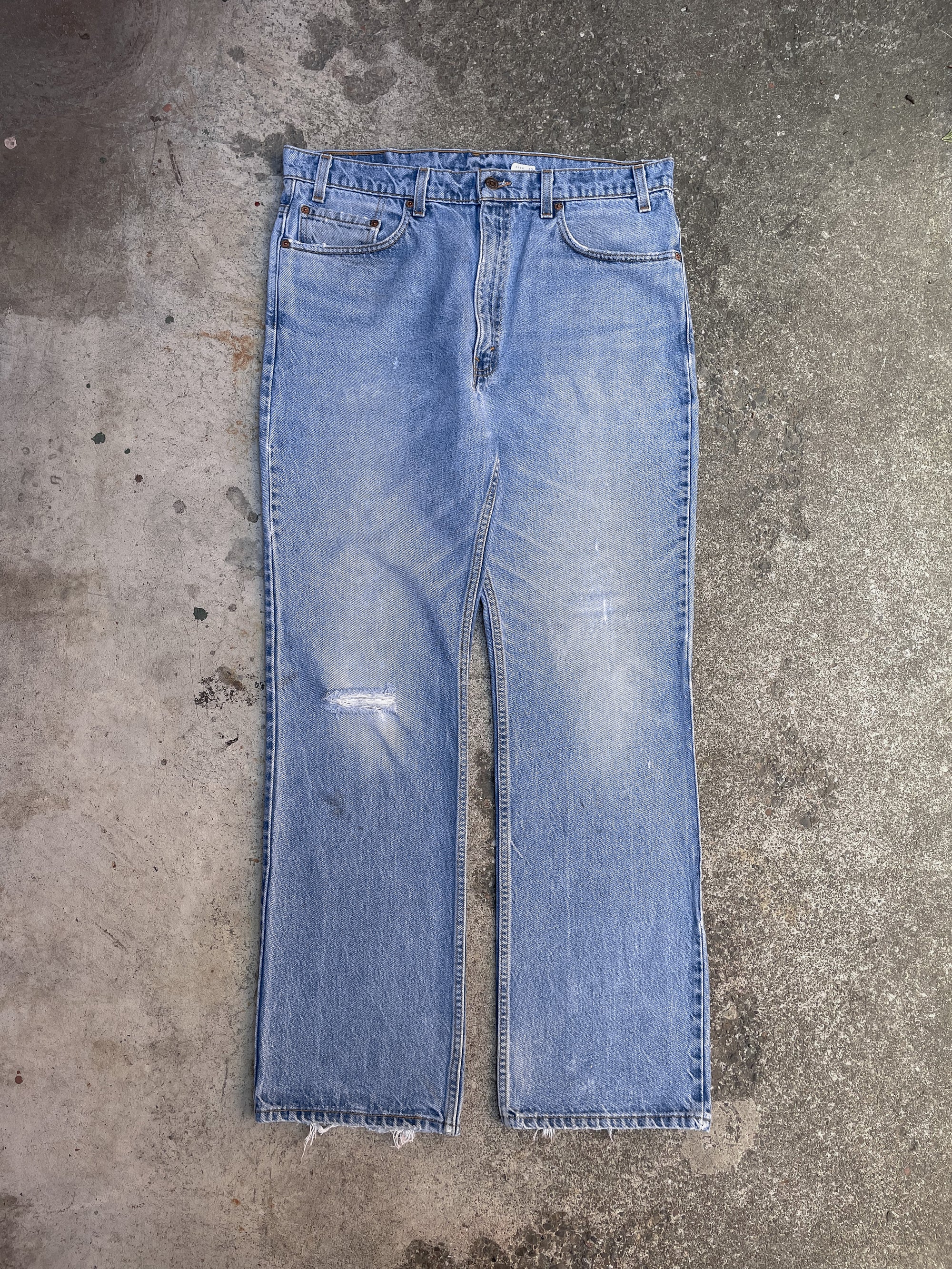 1990s Levi’s Faded Distressed Blue 517 (37X32)