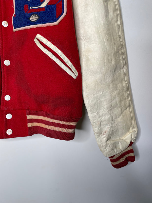 1960s “E” Red Varsity Jacket