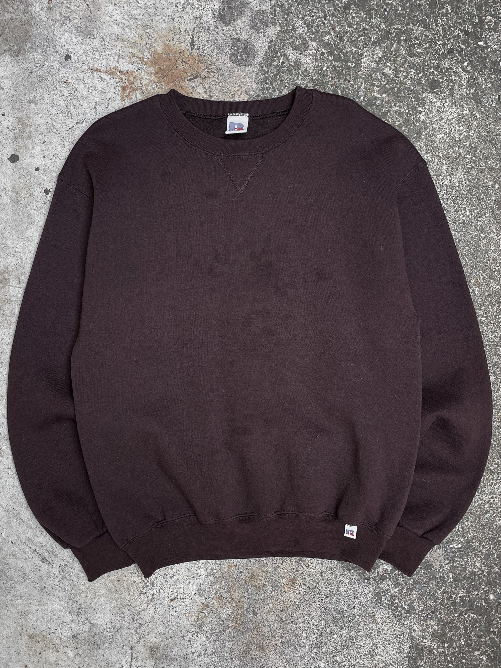 Vintage Russell Brown Blank Sweatshirt (M)