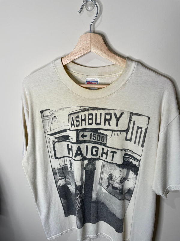 Vintage “Haight Ashbury” Hanes Beefy Tee (L)