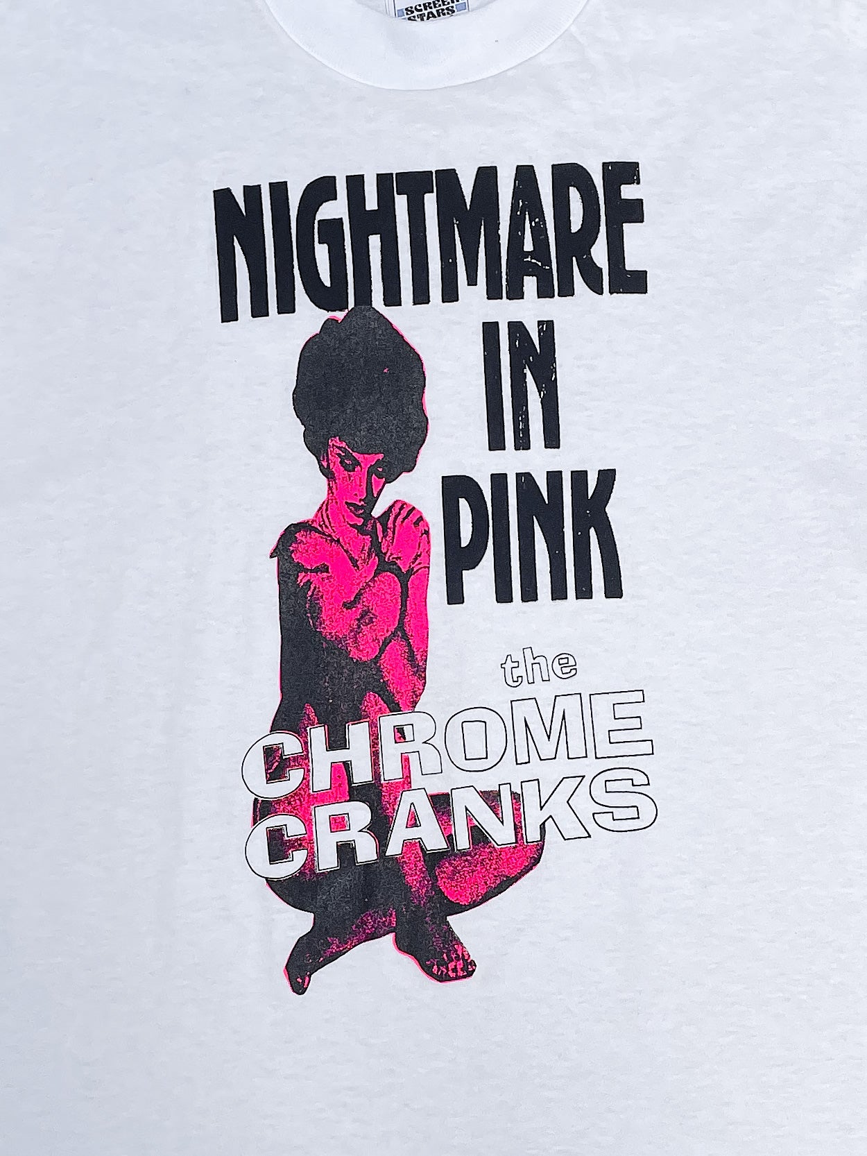 1990s The Chrome Cranks “Nightmare in Pink” Single Stitched Tee