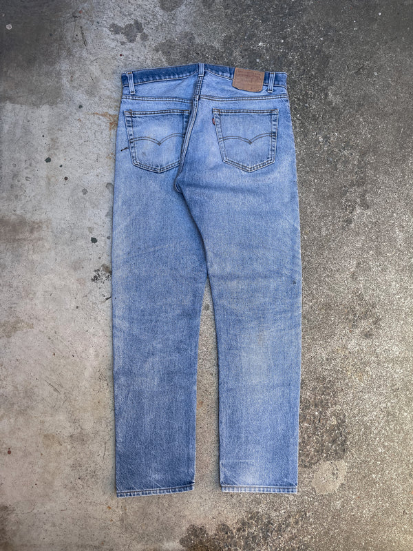 1980s Levis Faded Dirty Blue 505 (35X30)