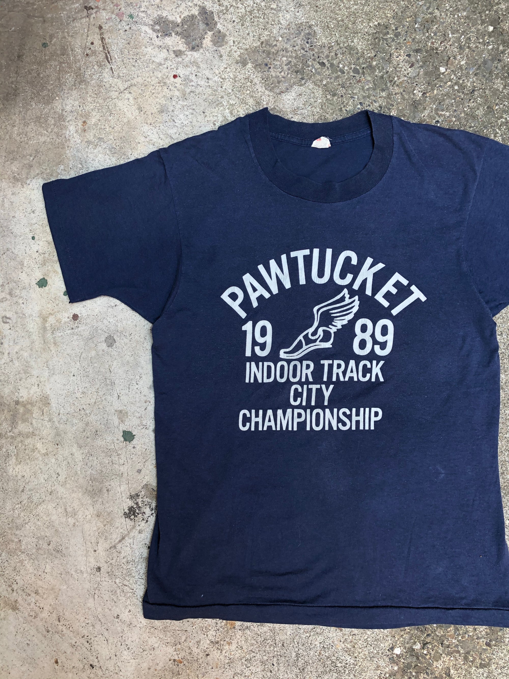 1989 Single Stitched “Pawtucket Indoor Track” Tee