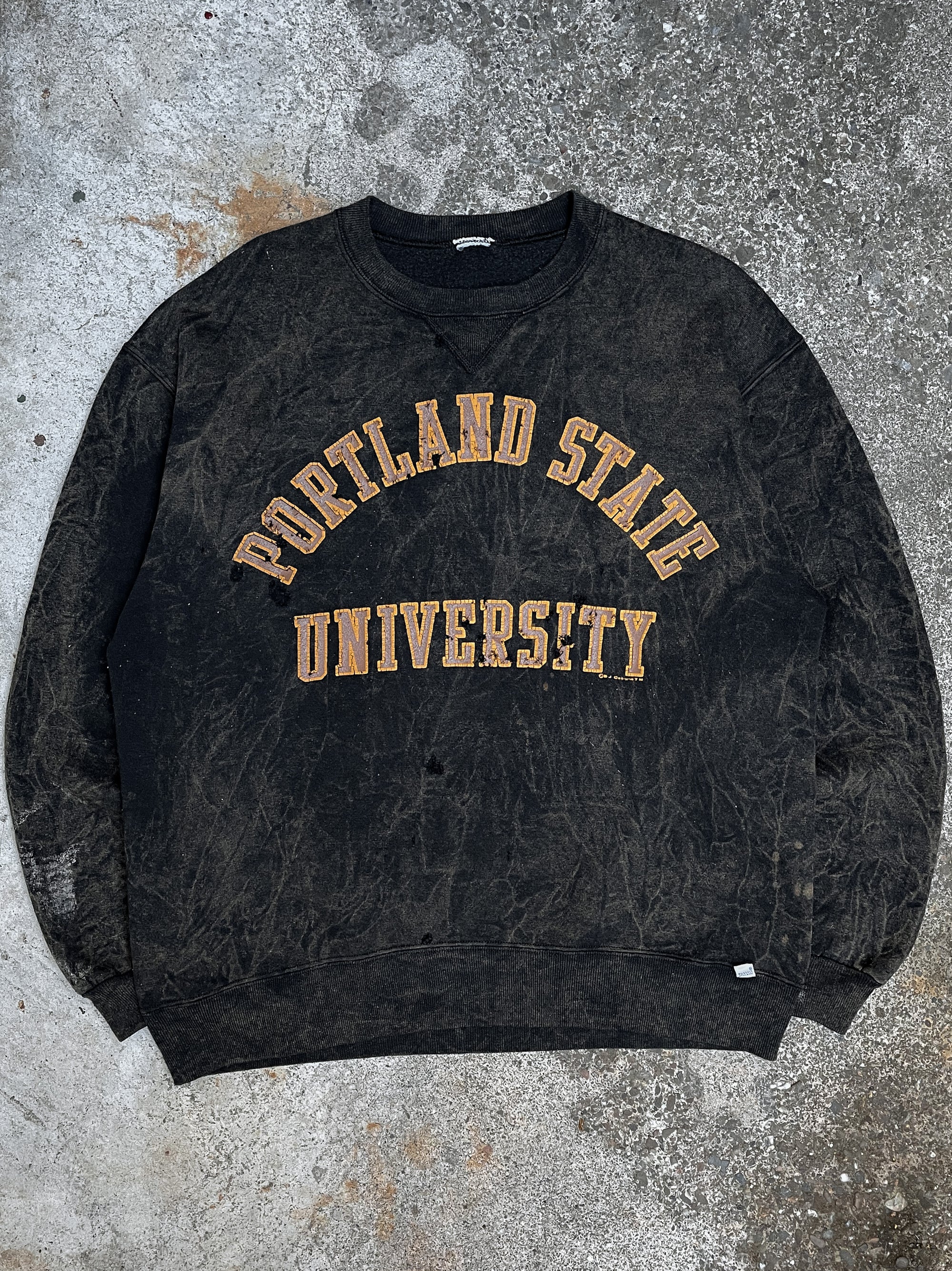 1990s Russell “Portland State University” Faded Sweatshirt (L)