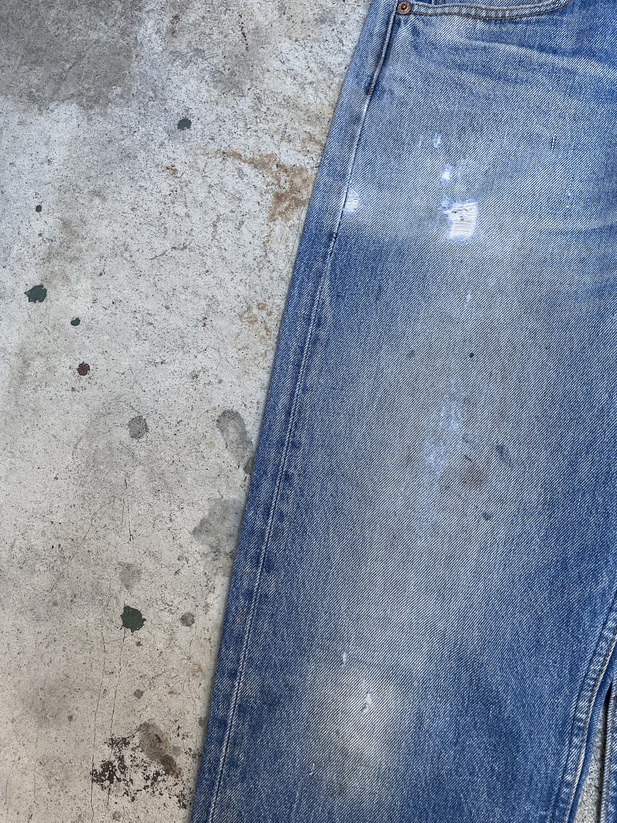 1990s Levis Faded Worn In Blue 501XX (33X31)