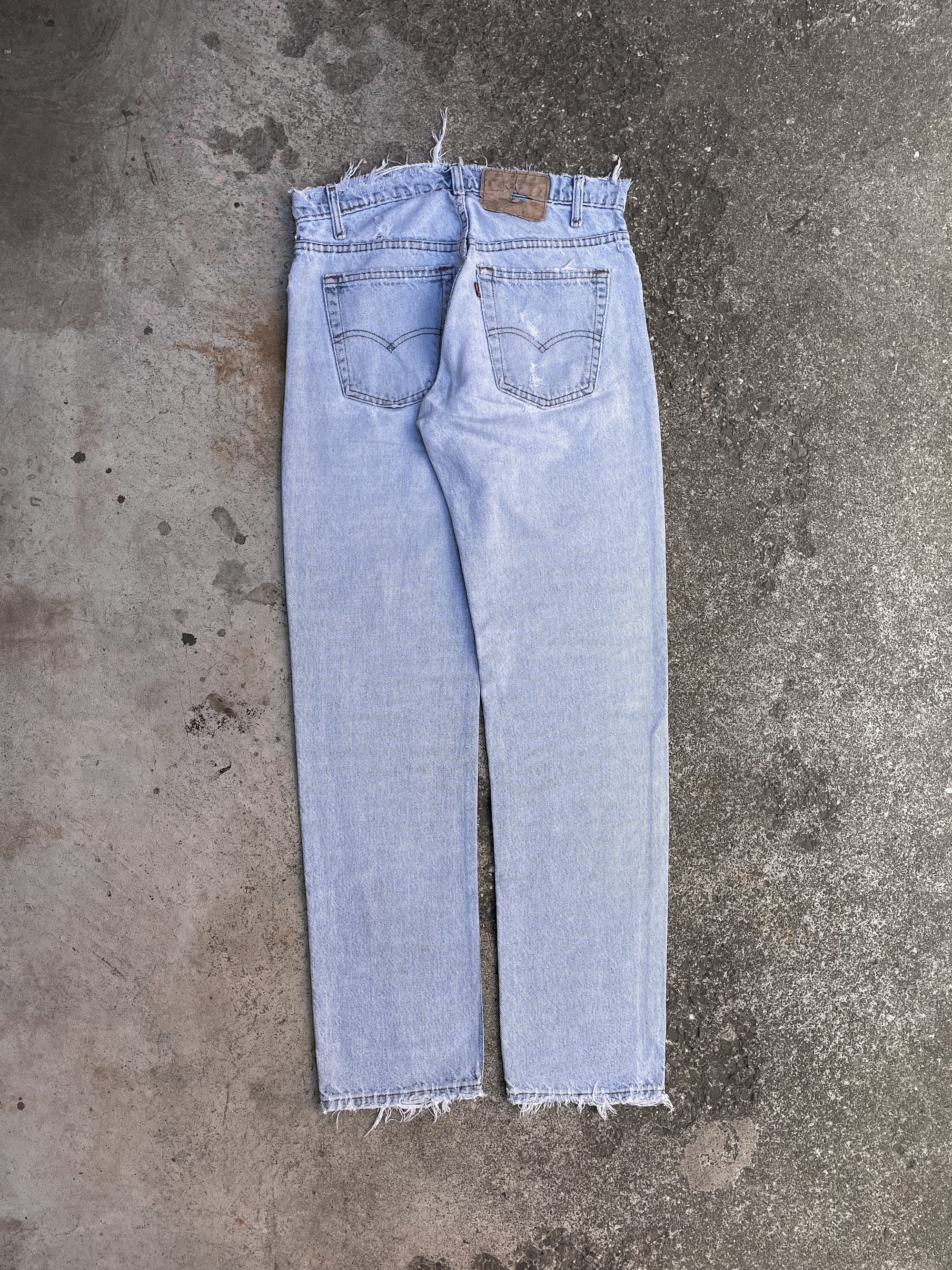 1980s Levi’s Faded Blue 505 Talon Zip (29X30)