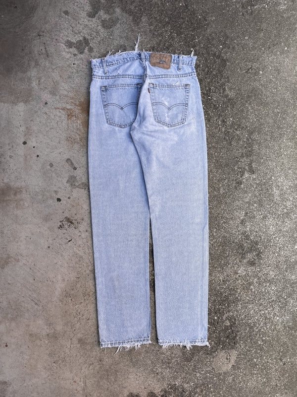 1980s Levi’s Faded Blue 505 Talon Zip (29X30)