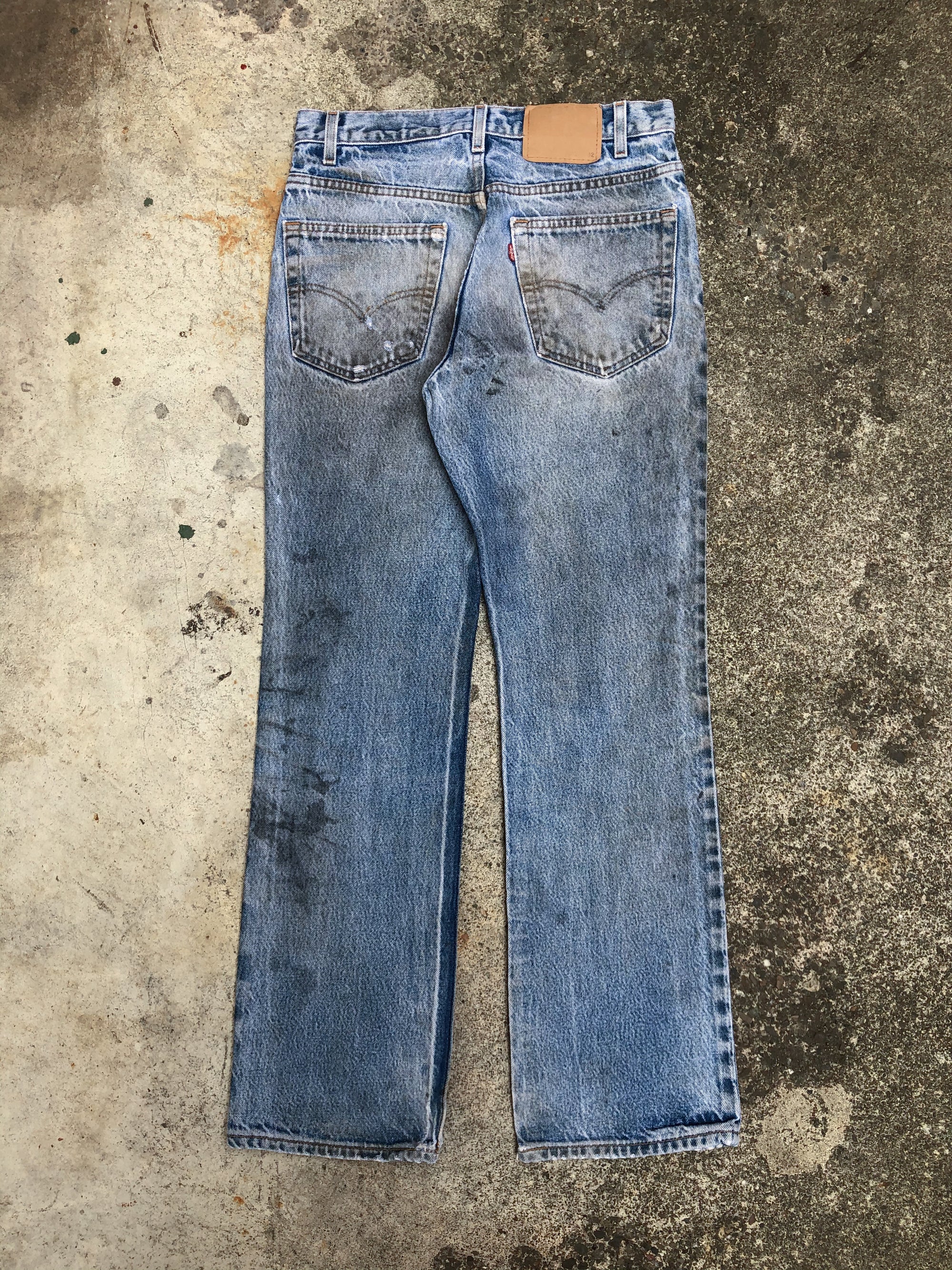 1990s Levis Dirty Wash Blue 517 (31X30)