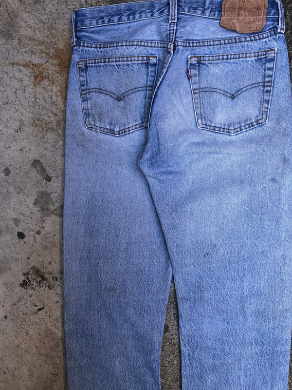 1980s Levis Faded Blue 501 (27X33)