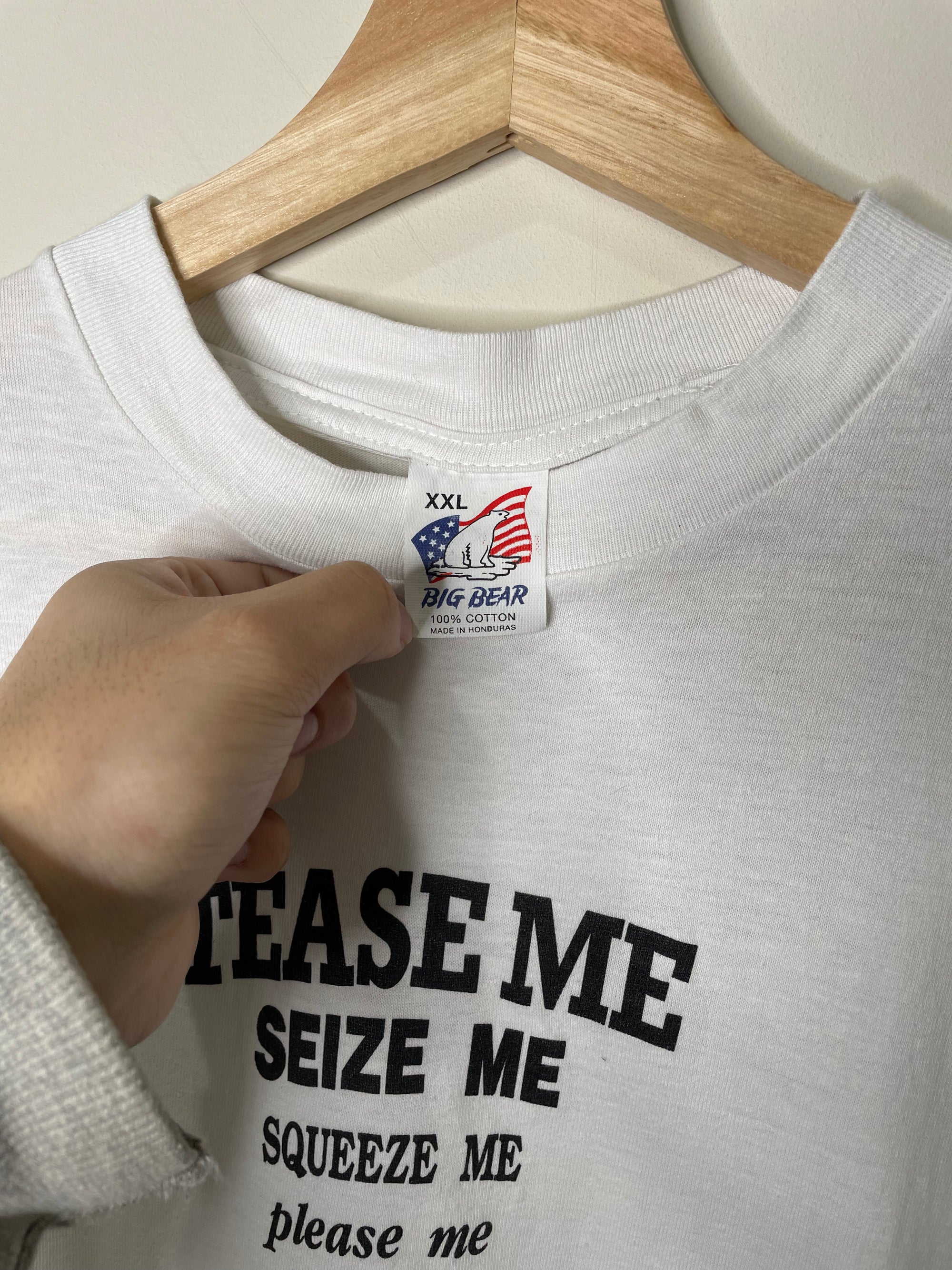 1990s “Tease Me…” Single Stitched Tee (XXL)