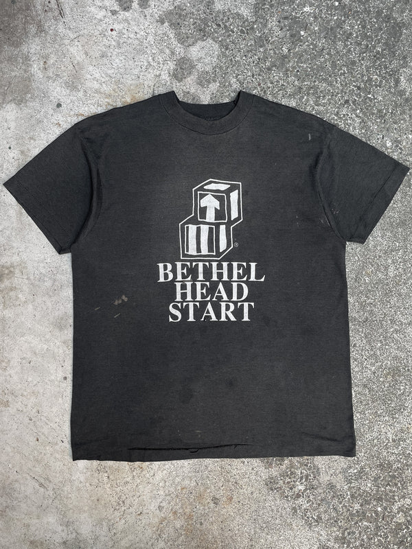 1990s “Bethel Head Start” Sun Faded Single Stitched Tee (L)