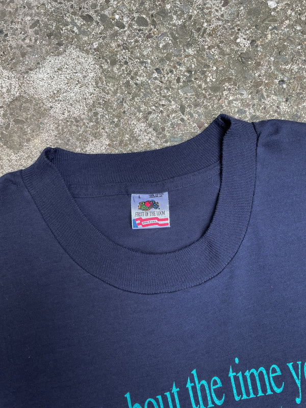 1990s “The Ends” Single Stitched Navy Tee