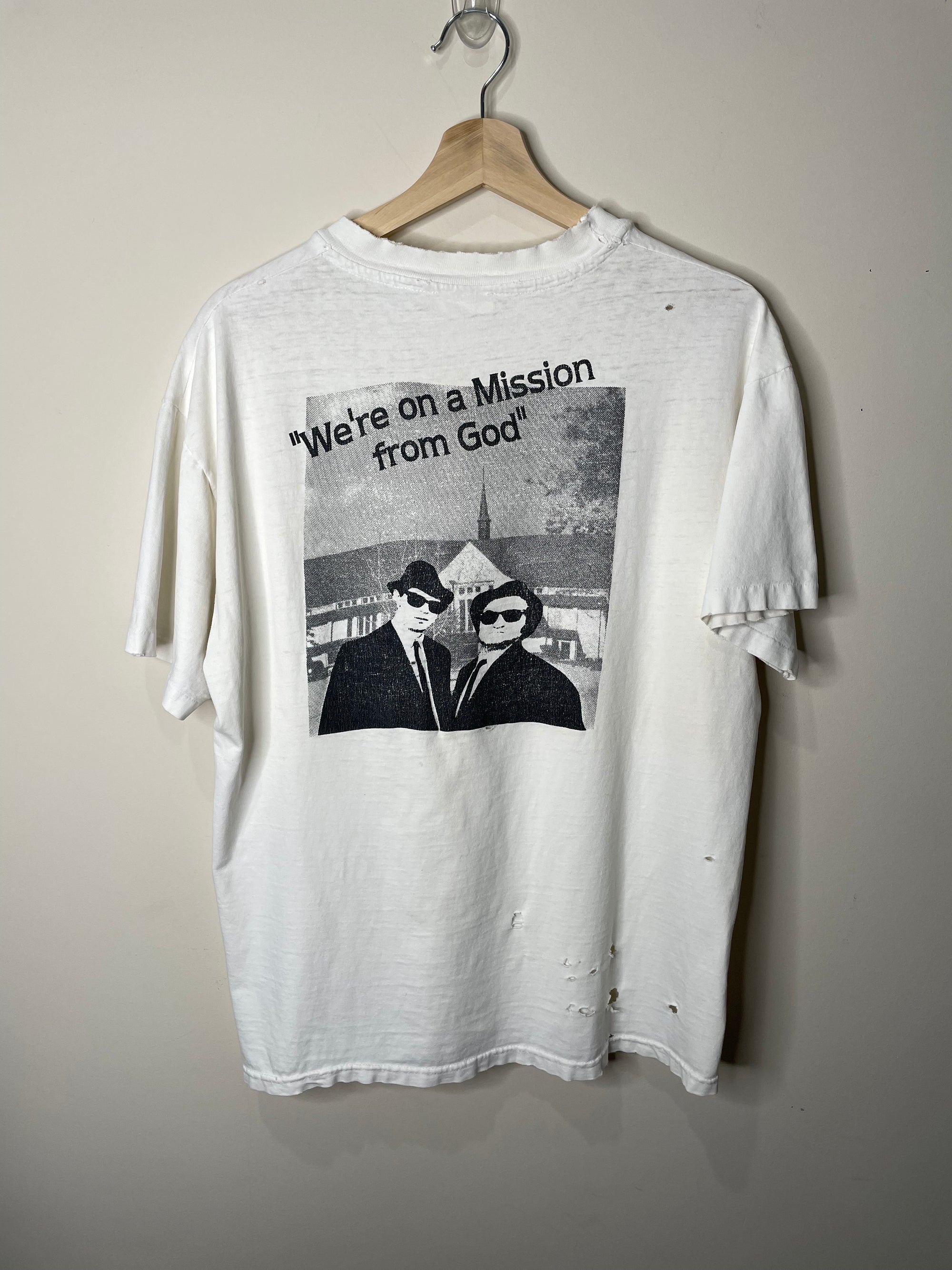 1990s “We’re on a Mission from God” Single Stitched Tee (M)