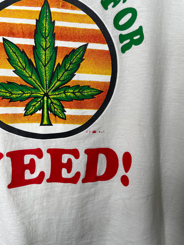 1990s “Will Work For Weed!” Tee (M)