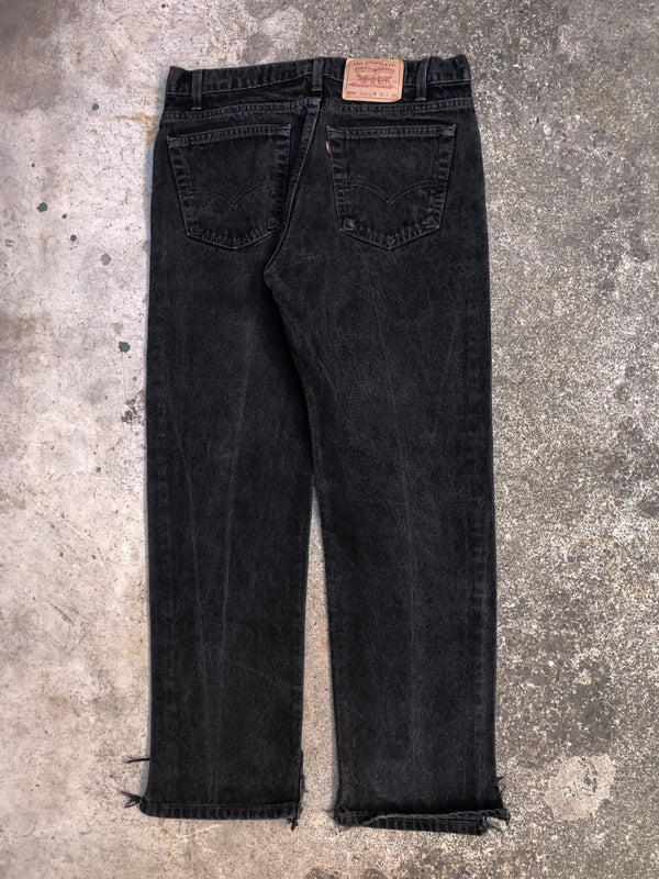 1990s Levis Faded Black 505 Split Hem (34X29)