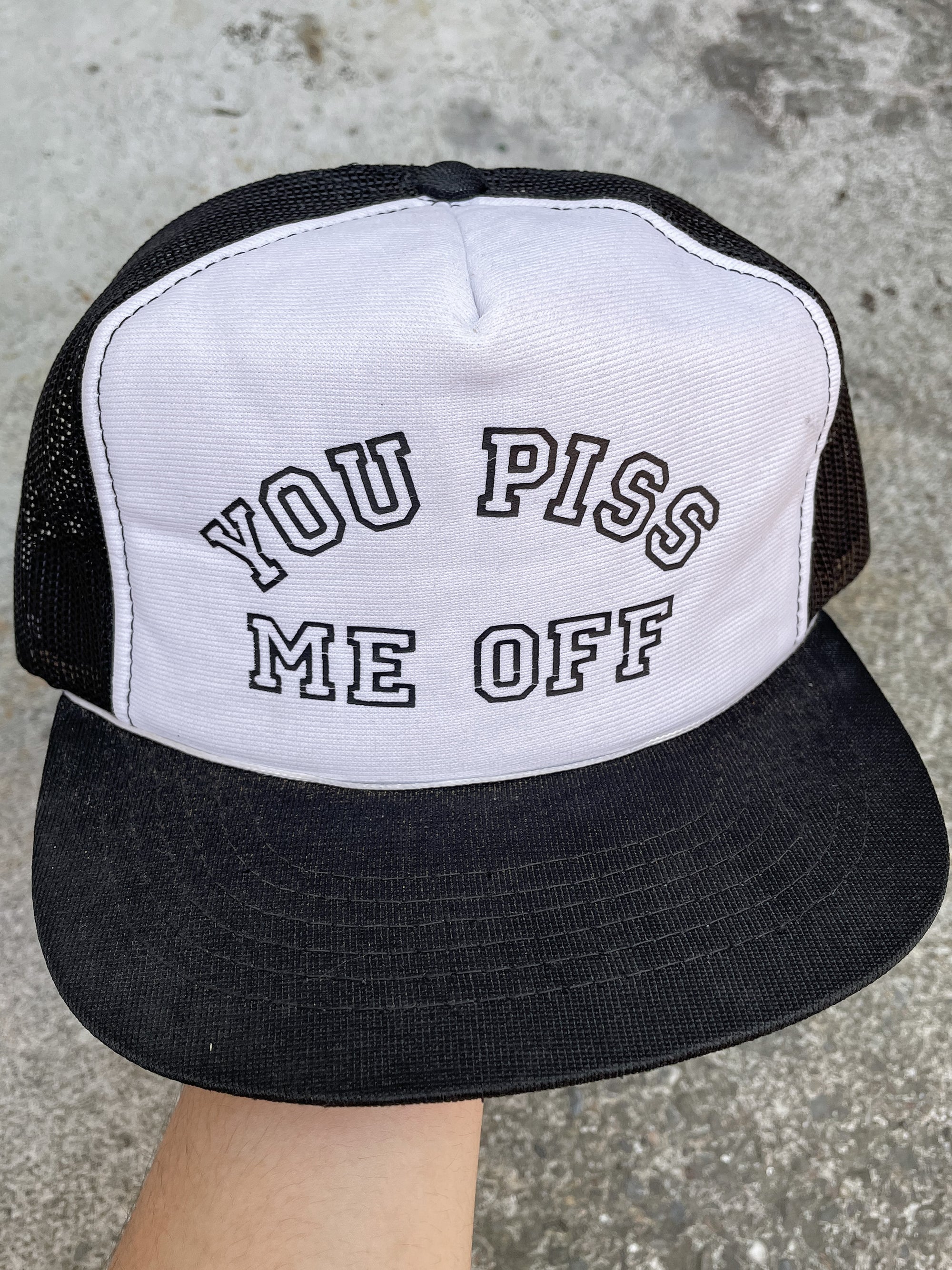 1980s “You Piss Me Off” Trucker Hat