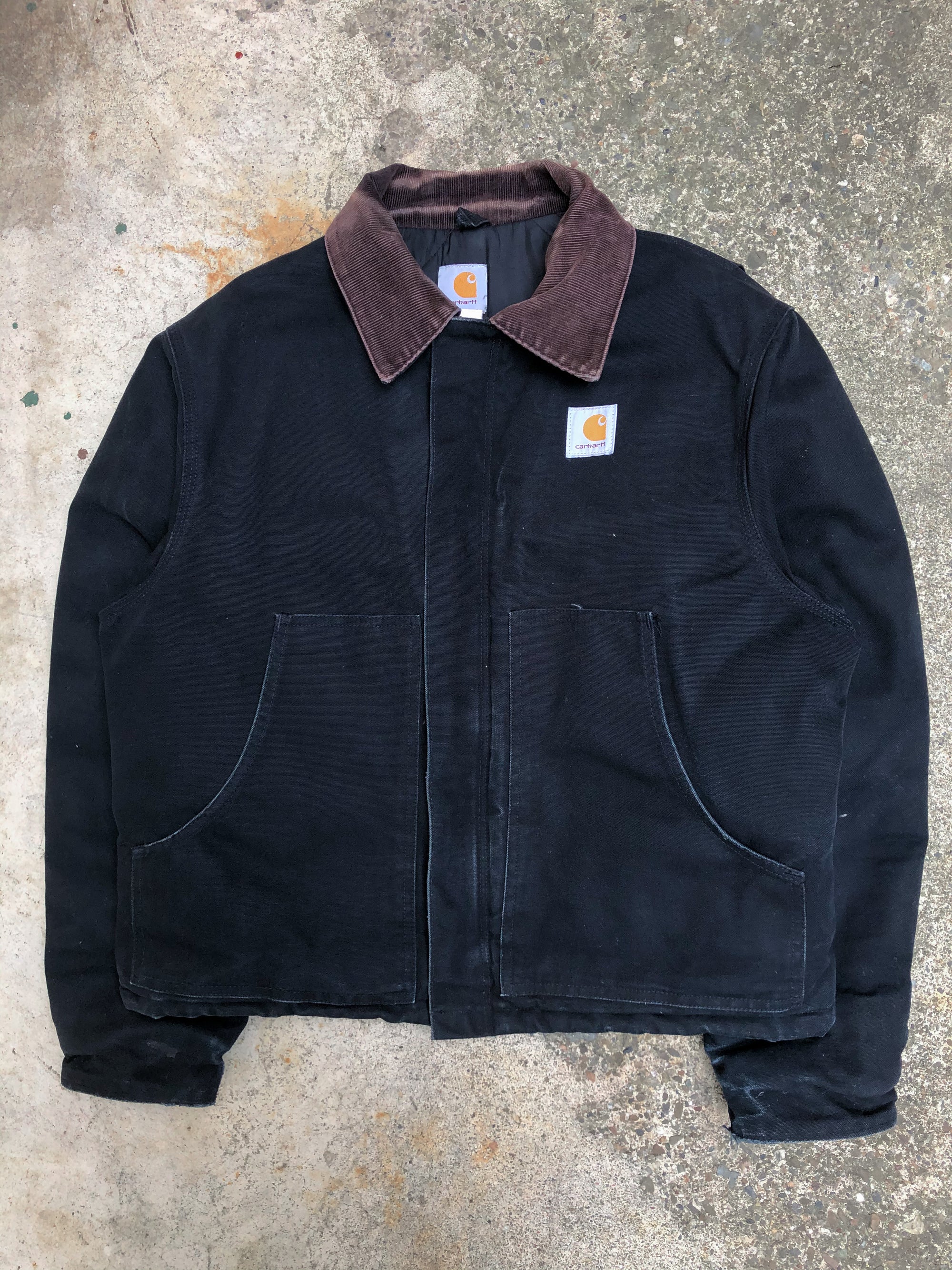 1990s Carhartt Black Quilted Arctic Jacket (L)