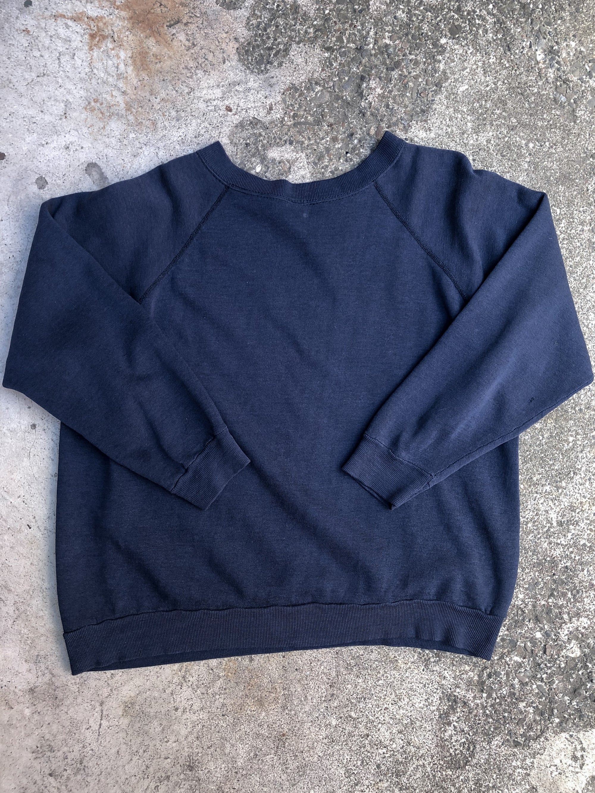 1970s “Duke” Navy Raglan Sweatshirt