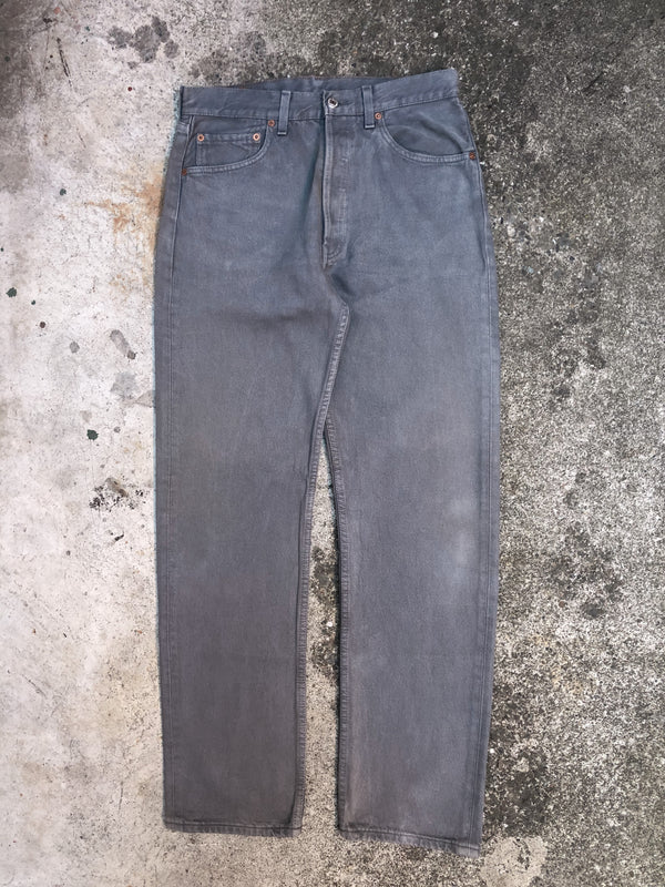 1990s Levis Faded Grey 501 (30X31)