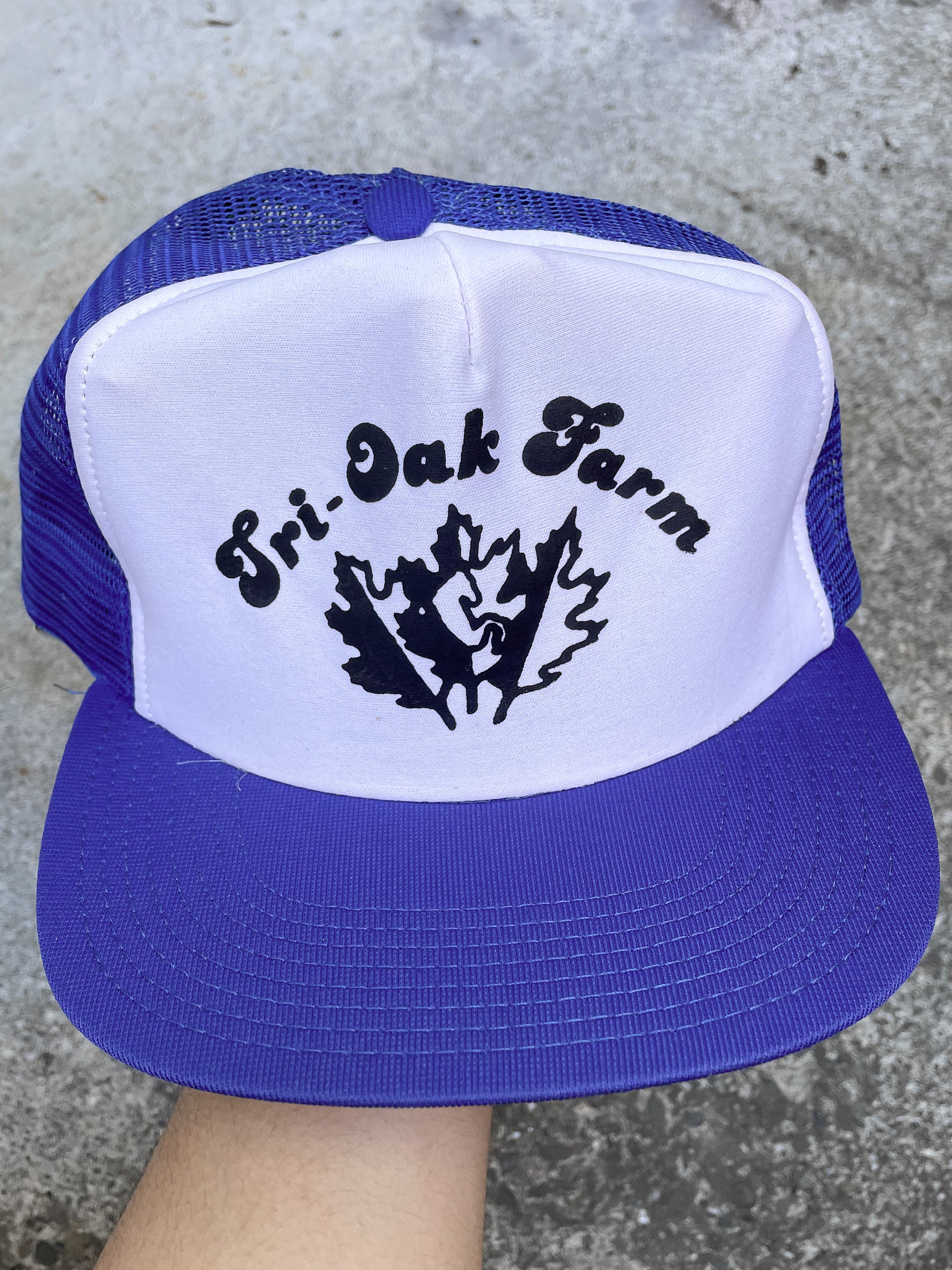 1980s “Tri-Oak Farm” Trucker Hat