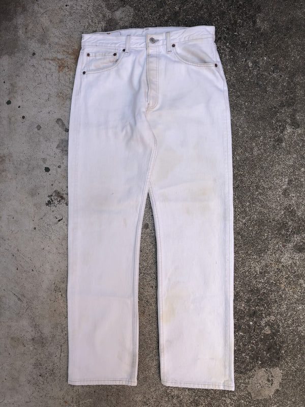 1990s Levis Dirty White 501 (30X29)