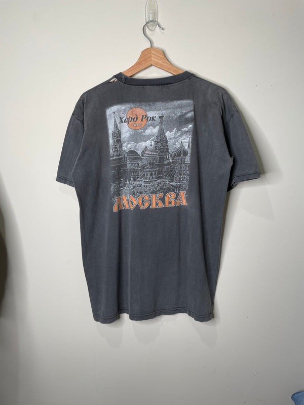 1990s Faded “Hard Rock Moscow” Tee (L)