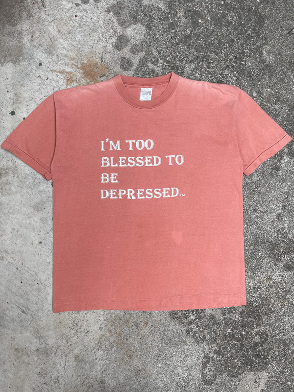 1990s “I’m Too Blessed…” Faded Single Stitched Tee