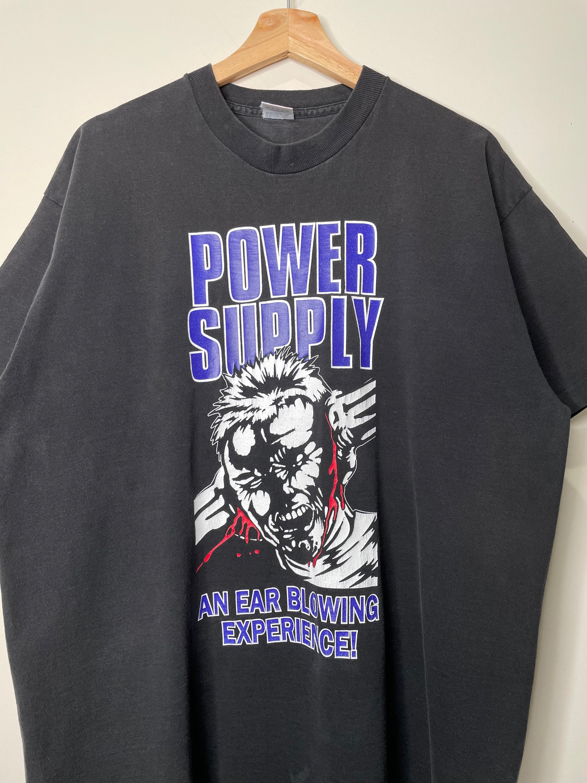 1990s “Power Supply” Single Stitched Tee (XL)