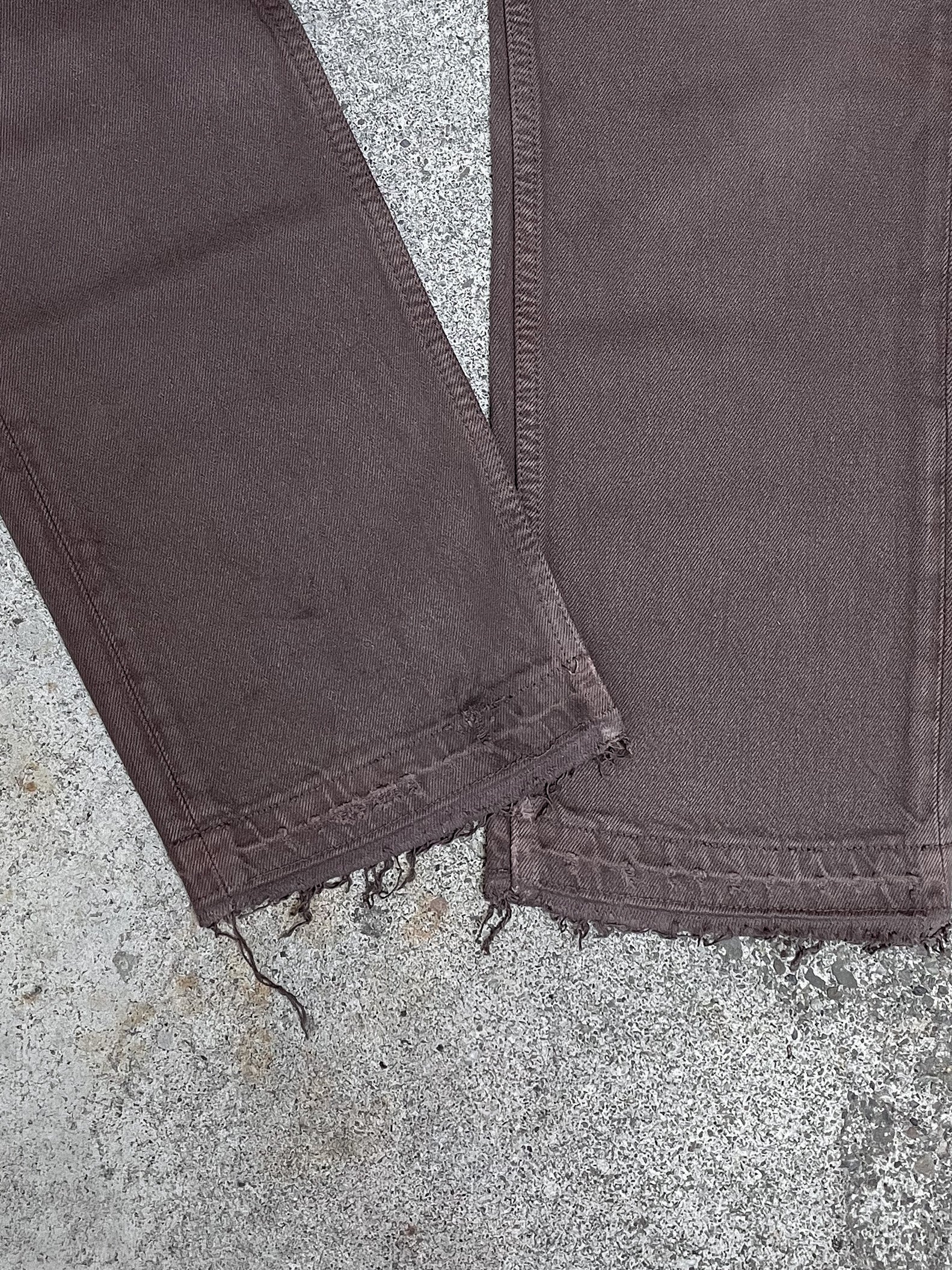 1990s Levi’s Faded Brown 501 Released Hem (28X31)