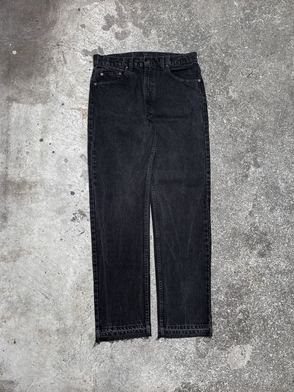 1990s Levi’s Faded Black 505 Released Hem (33X31)