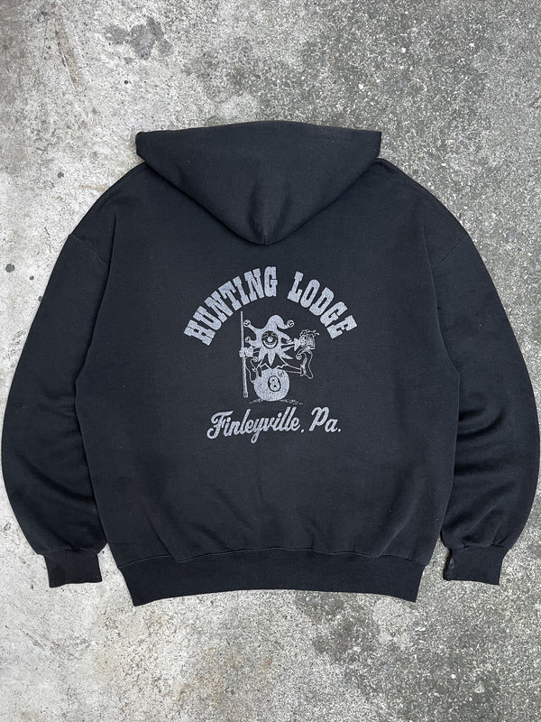 1990s “Hunting Lodge” Zip Up Hoodie (L/XL)