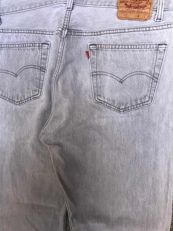 1990s Levis Faded Grey 501 (34X29)