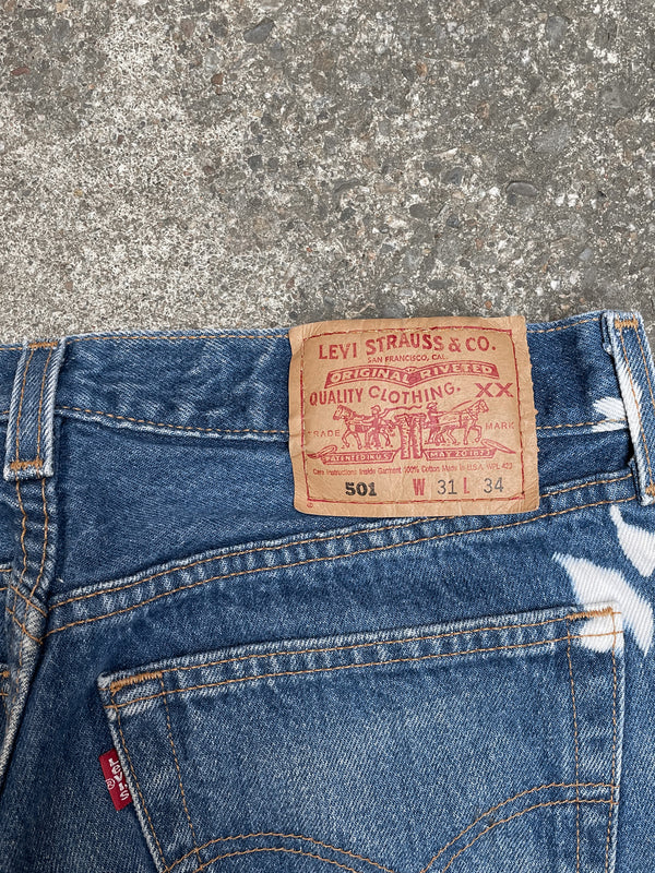 Vintage Levi’s Worn In Blue 501 (29X32)