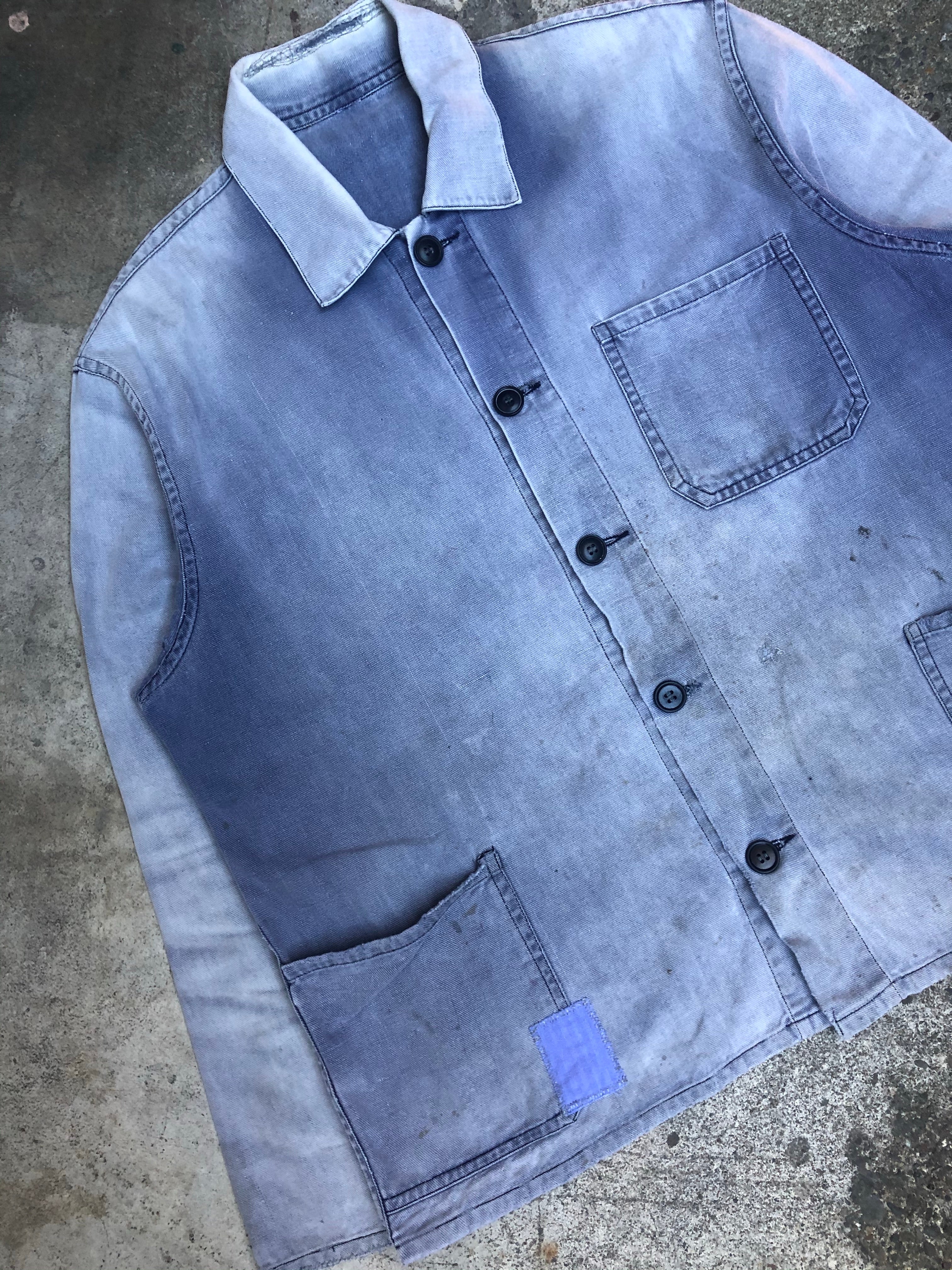 ジャケット・アウター 60s \"FRENCH WORK\" SUN FADE JACKET 60s FRENCH WORK SUN FADE JACKET