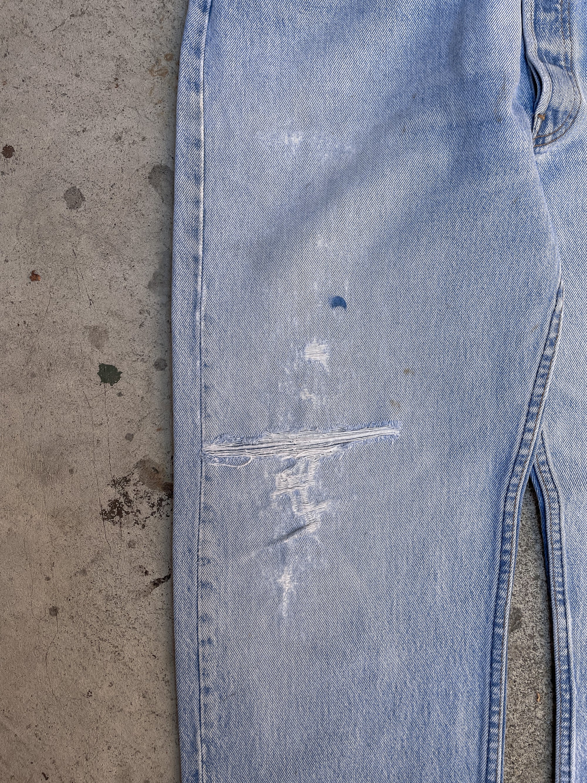 1990s Levi’s Distressed Faded Blue 501 (34X29)