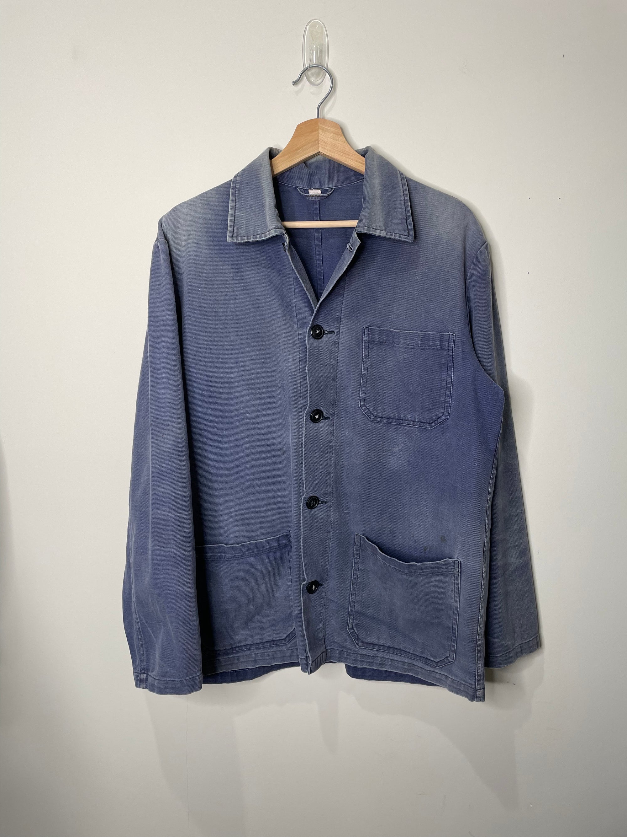 1970s Sun Faded French Chore Jacket (M)