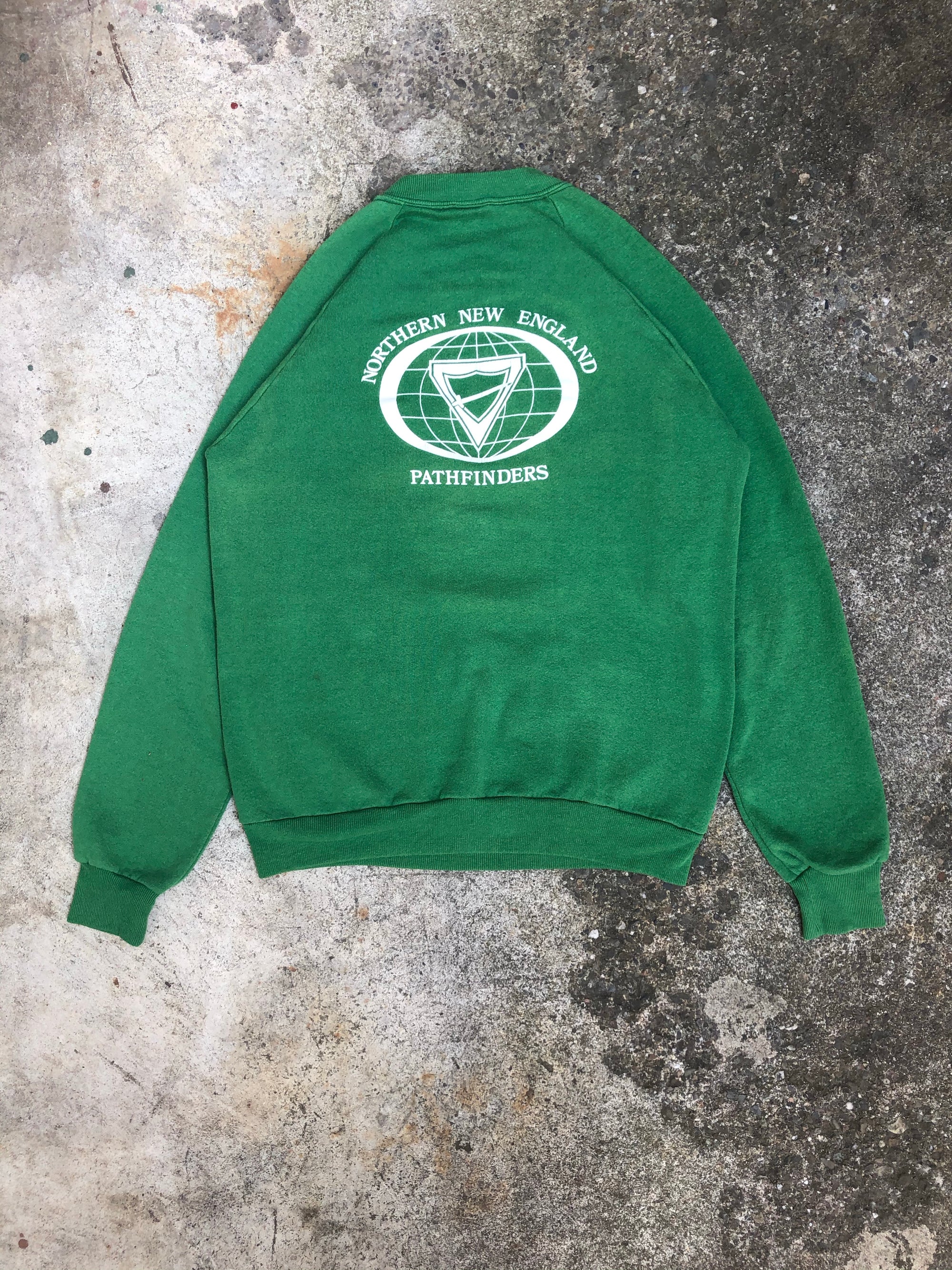 1980s Green "Oxford Woodsmen Pathfinder Club" Sweatshirt