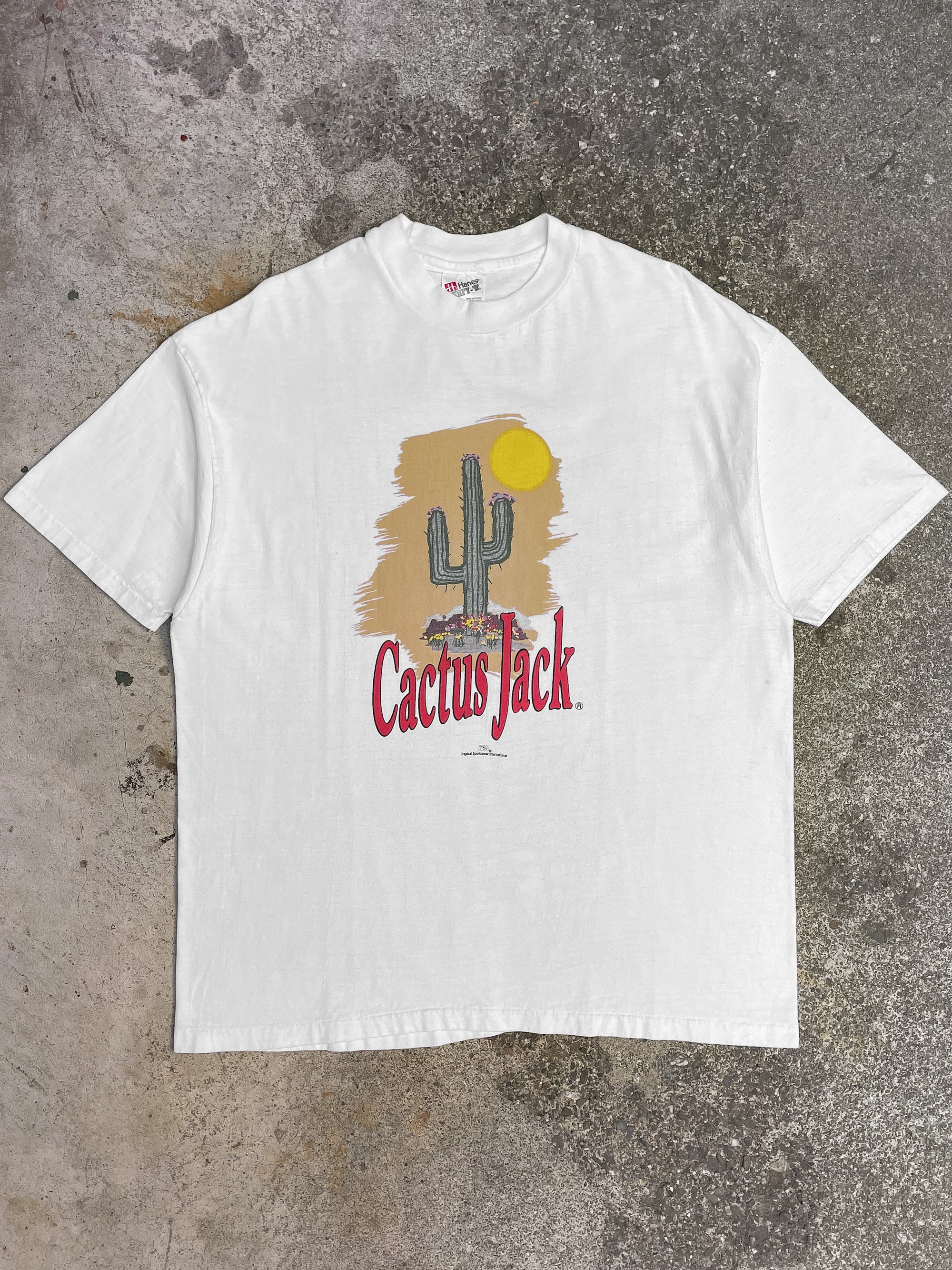 1990s “Cactus Jack” Single Stitched Hanes Beefy Tee (XL)