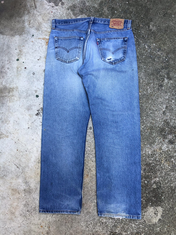 1990s Levis Faded Blue 501 (35X29)