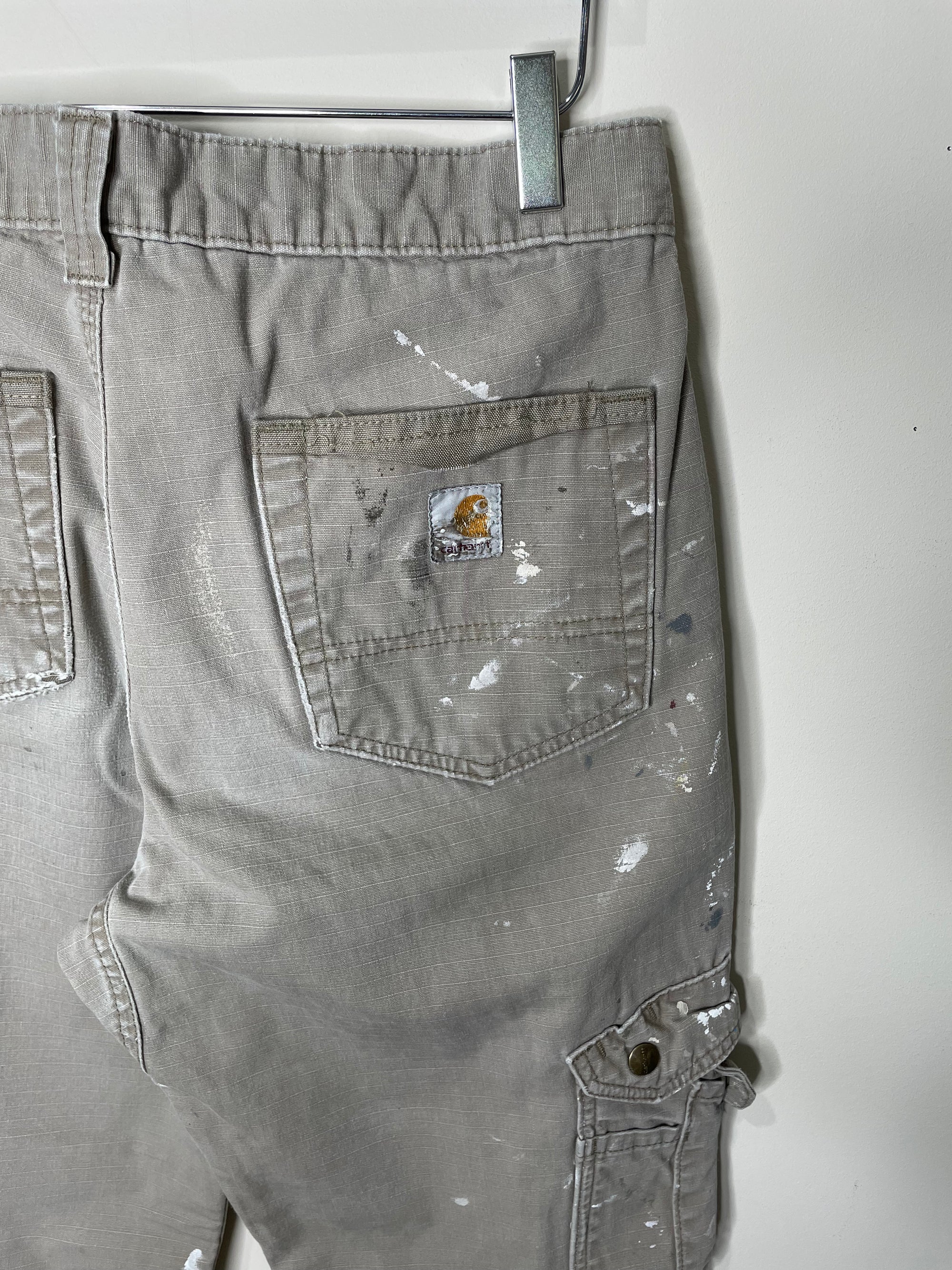 Carhartt B342 Painted Desert Sand Ripstop Cargo Pants (29X31)