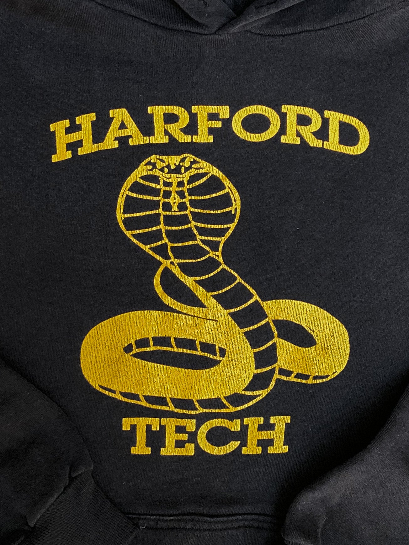 1990s Russell “Harford Tech” Black Hoodie