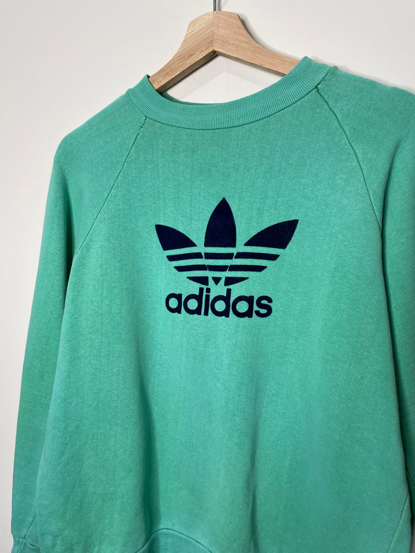 1980s “Adidas” Bootleg Raglan Sweatshirt (M)