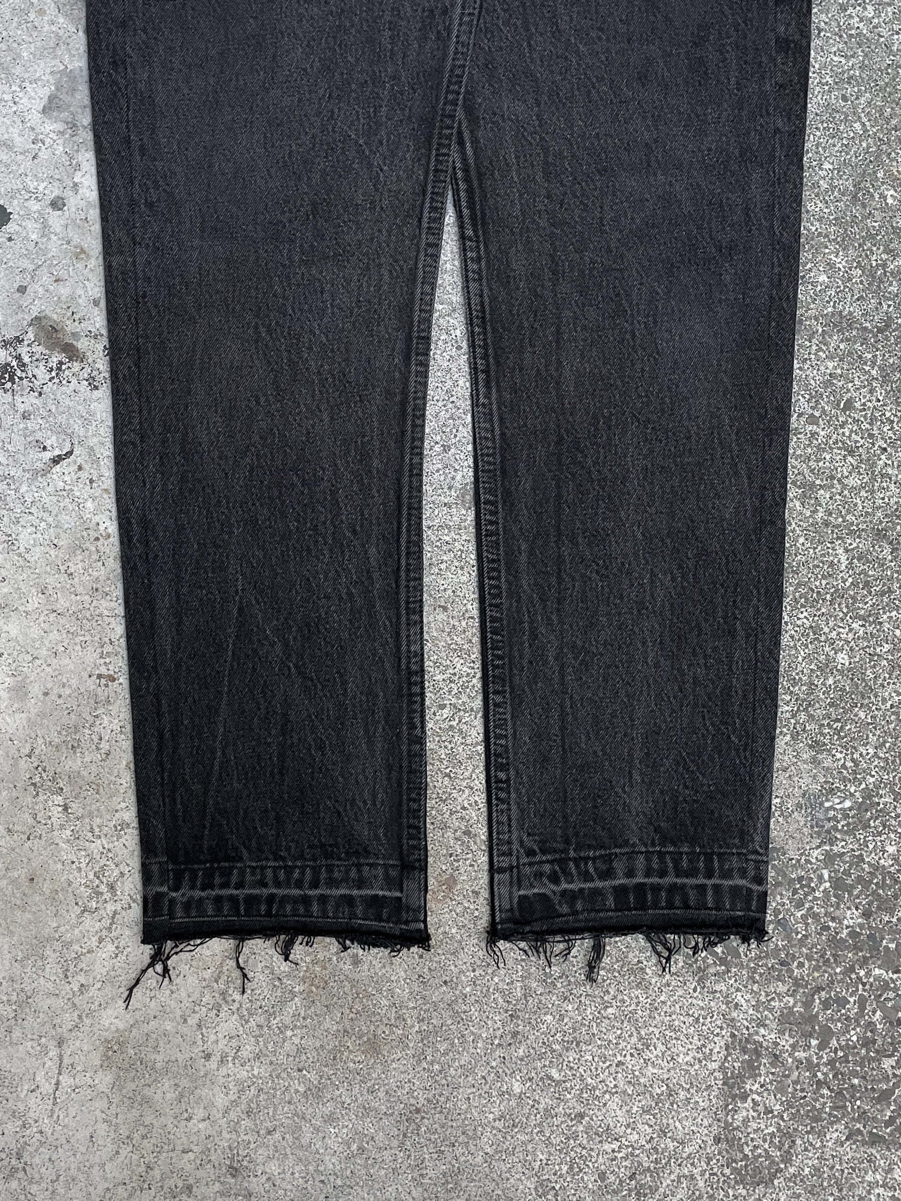 1990s Levi’s Faded Black 501 Released Hem (28X26)