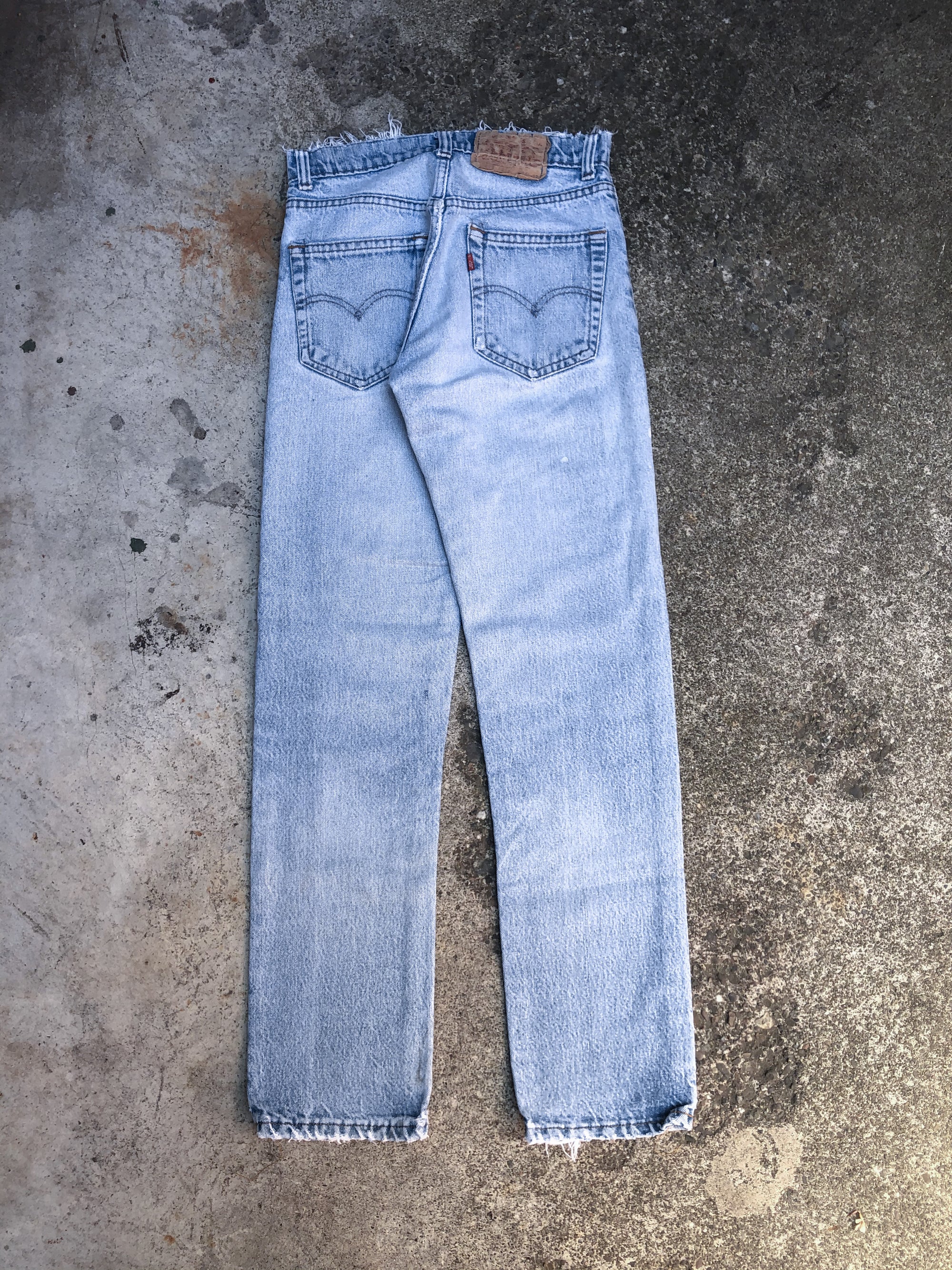 1970s Levis Repaired Faded Blue 505 (26X29)